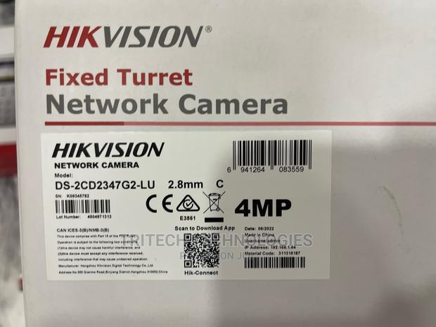 Hikvision Ds-2cd2347g2-L (U) 4mp Colorvu Network Camera · Photo 4