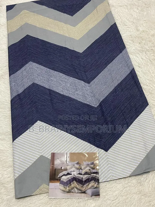 1 Flat Bedsheet + 4 Pillow Cases for King/Queen/Double Bed