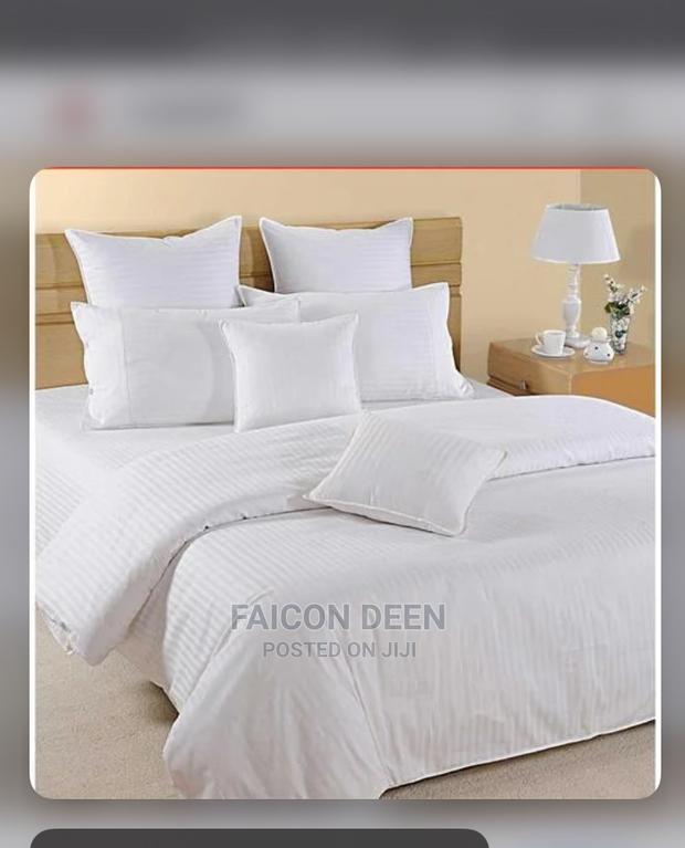 Pure White Hotel Bedsheets (100% Cotton)Also in Diff Colors · Photo 1