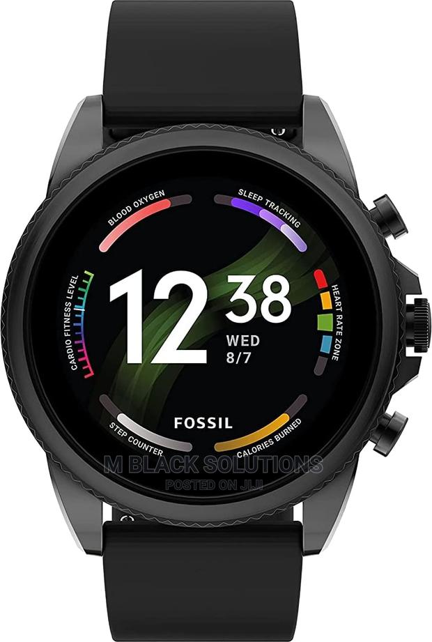 Fossil Gen 6 Smartwatch 44mm Black Silicone Black · Photo 1