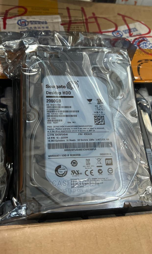 Brand New 1tb and 2tb Desktop Hardisk · Photo 1