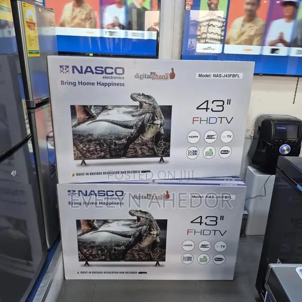 Fresh in Box 43 Inches Nasco TV Digital Satellite TV Led Screen · Photo 1