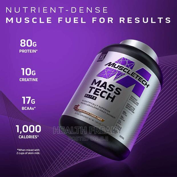 Whey Protein Masstech Elite Weight Gain Muscle Builder · Photo 2
