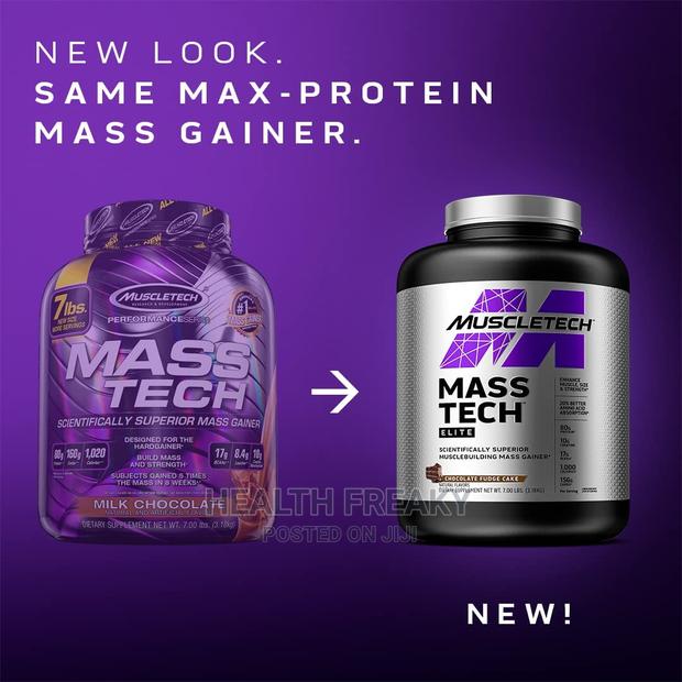 Whey Protein Masstech Elite Weight Gain Muscle Builder · Photo 5