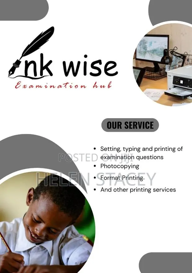 Printed and Soft Copy Examination Questions for All · Photo 1