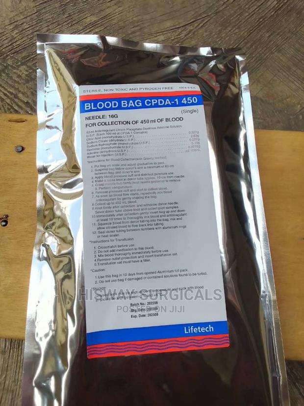 Blood Bag Single (5piece Per Pack) · Photo 1
