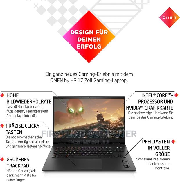 New Laptop HP Omen 17 16GB Intel Core I7 SSD 512GB · Photo 4