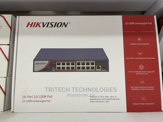 Hikvision 16port Fast Ethernet Managed Poe Switch +Sfp · Photo 5