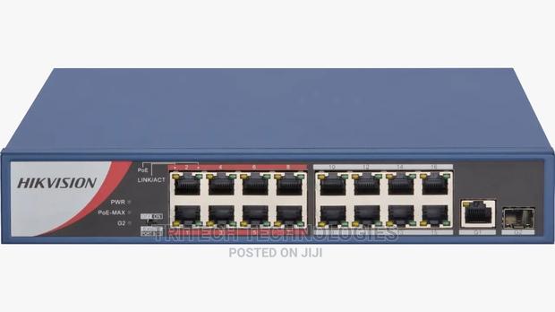Hikvision 16port Fast Ethernet Managed Poe Switch +Sfp · Photo 4