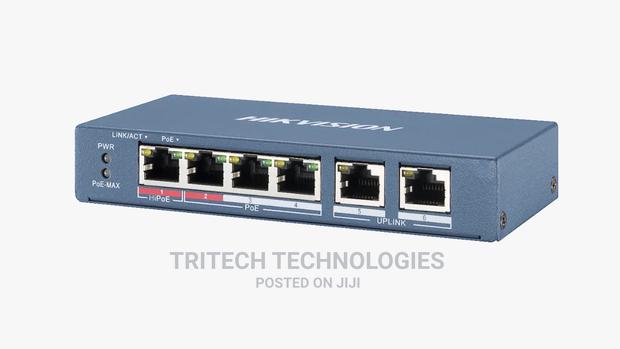 HIKVISION DS-3E0106HP-E 4 Port Fast Unmanaged POE Switch · Photo 3