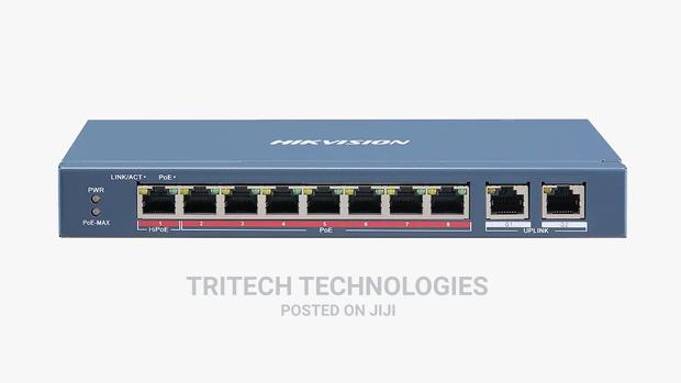 Hikvision 8 Port Fast Ethernet Unmanaged Poe Switch · Photo 2