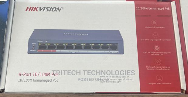 Hikvision 8 Port Fast Ethernet Unmanaged Poe Switch · Photo 4