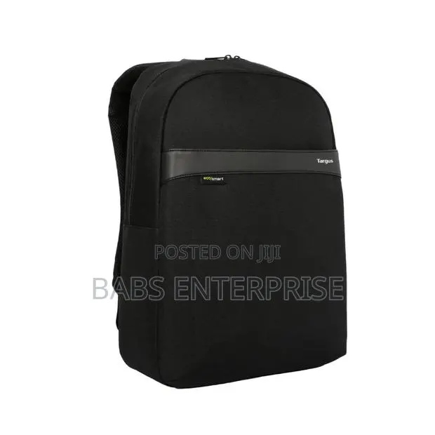 Targus 15-16 Inch GeoLite EcoSmar Essentials Backpack – Black · Photo 1