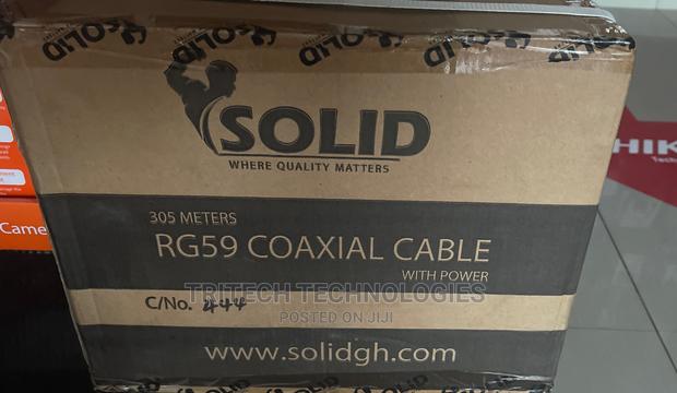 Solid Rg59 Cable 305M With Power · Photo 1