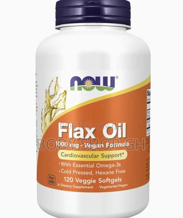 Now Foods Supplements, Flax Oil 1000 Mg With Essential Omega-3s, · Photo 1