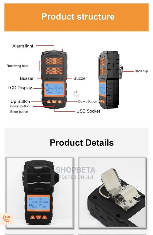 Best 4 In 1 Gas Detector 2023 · Photo 5