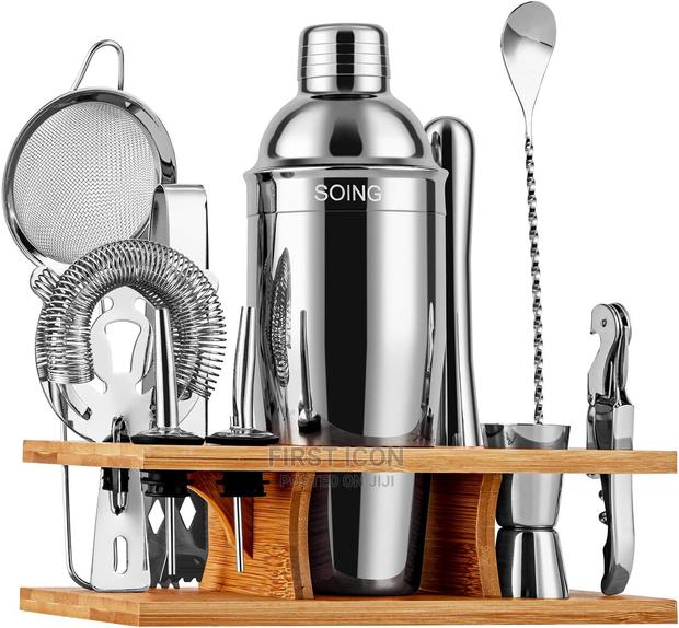 11-piece Bartender Kit, Cocktail Shaker Set · Photo 1