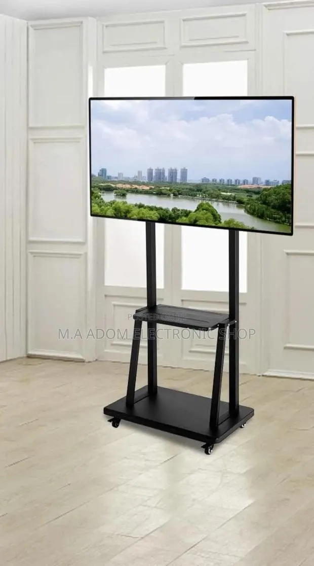 Heavy Duty Mobile Tv Stand Black 40-100 Inches · Photo 1