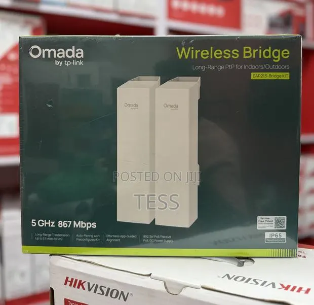 Tp-Link Omada Bridge Kit Eap215 Wireless Bridge Outdoor Access Point · Photo 1