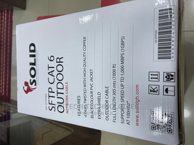Solid Cat6 305m Cable Outdoor (Sftp) · Photo 3