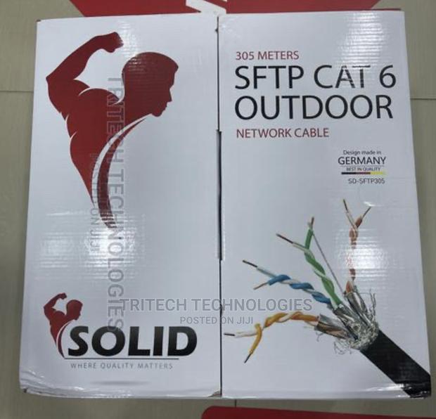 Solid Cat6 305m Cable Outdoor (Sftp) · Photo 1