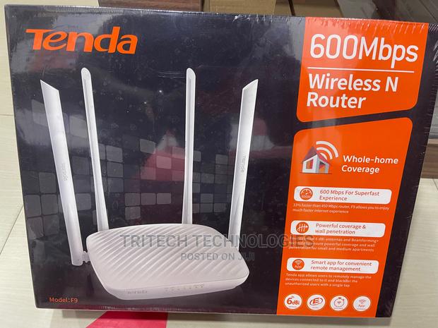 TENDA F9 600mbps High Speed Whole-Home Coverage Wifi Router · Photo 1