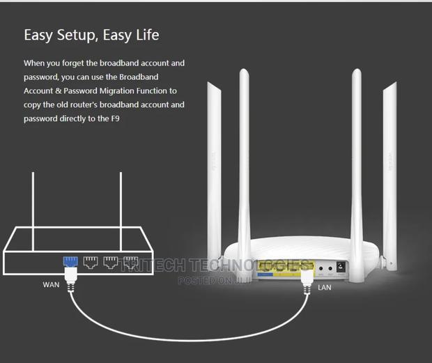 TENDA F9 600mbps High Speed Whole-Home Coverage Wifi Router · Photo 3