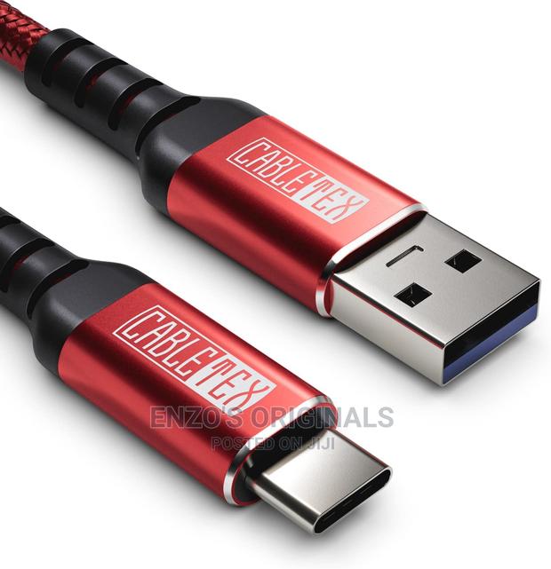 High Speed DATA Cable USB-C to USB-A Braided · Photo 3
