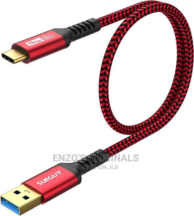 High Speed DATA Cable USB-C to USB-A Braided · Photo 6