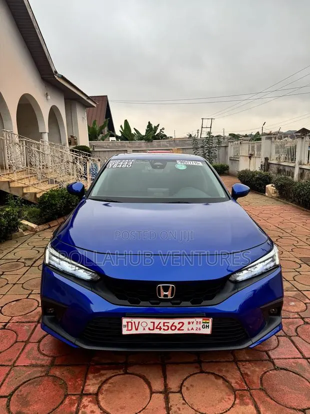Honda Civic EX-L 2022 Blue · Photo 1