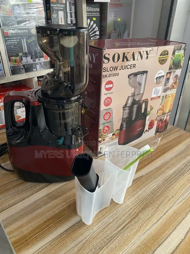 Sokany 800w Large Bore Slow Juicer - Less Oxidation · Photo 1