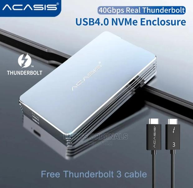Thunderbolt 3 4 NVME SSD Enclosure or Case Ultra Speed · Photo 1