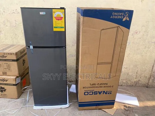 Affordable Nasco 136liters Doubledoor Top Freezer Fridge · Photo 1