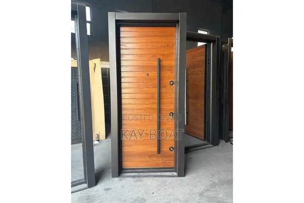 A PVC Wood Surface Metal Door · Photo 1