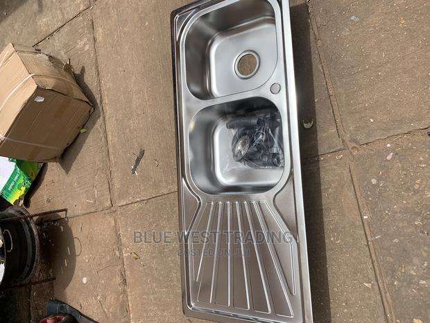 Double Bowl Cabinet Sink With Arm · Photo 1