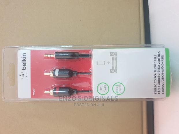 Stereo to Rca Aux or Phono Audio Cable Belkin Branded · Photo 3
