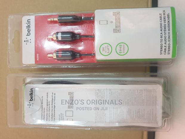 Stereo to Rca Aux or Phono Audio Cable Belkin Branded · Photo 4