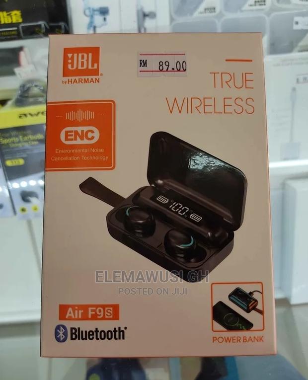 JBL Air F9s Wireless Earbuds + Power Bank · Photo 1