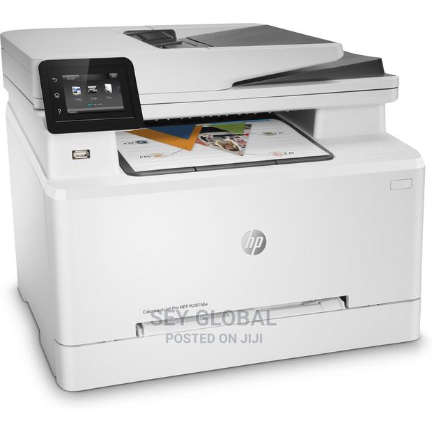 HP Color Laserjet 283fdn Print Scan Copy Fax Adf Network · Photo 1