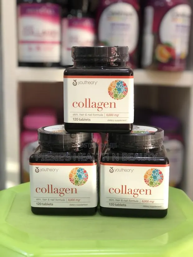 Youtheory Collagen With Vitamin C, Capsules, 120s · Photo 1