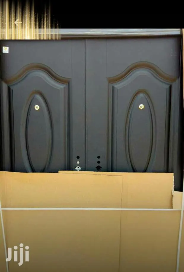 HM Double Steel Security Door+Locks and Door Handles