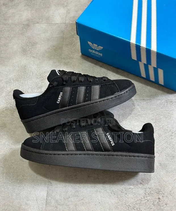 Adidas Unisex Campus All Black Available · Photo 1