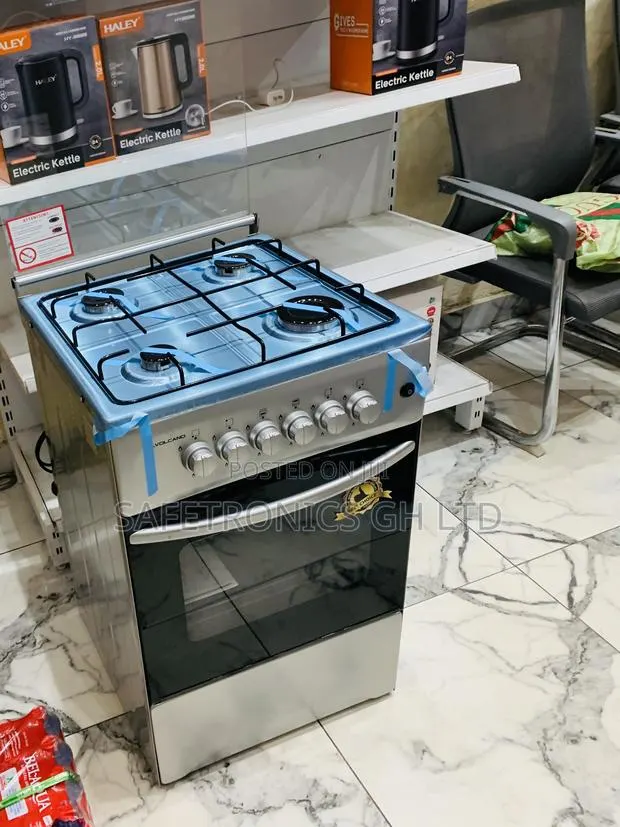 Get Accurate Volcano 5c.Gl Gas Oven 4 Burner Manual Ignition – 50x50cm · Photo 1