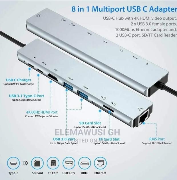 8in1 Type C Multifunctional Adapter · Photo 2