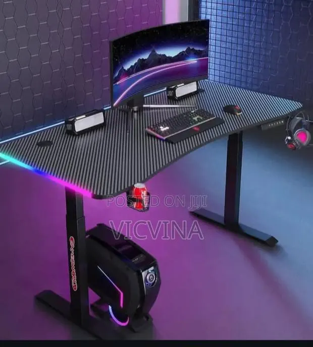 Rgb Electric Height Adjustable Computer Table · Photo 1