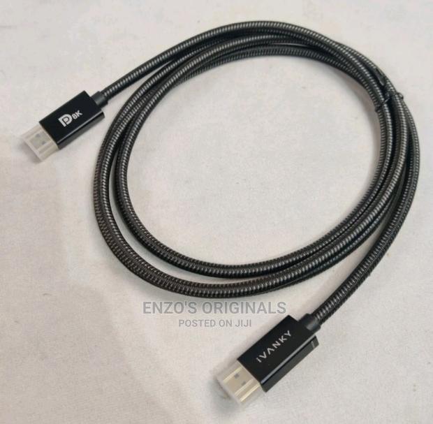 Display Port 1.4 Cable 8kay at 60hz 4kay at 144hz Ivanky 6.6ft 2M · Photo 2