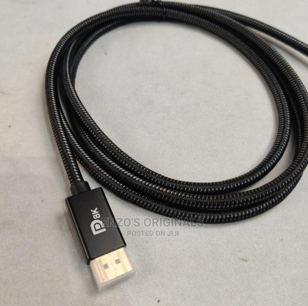 Display Port 1.4 Cable 8kay at 60hz 4kay at 144hz Ivanky 6.6ft 2M · Photo 1
