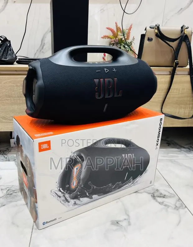 Sleek Design JBL Boombox 4 Waterproof Bluetooth Speaker(Black)Wireless · Photo 1