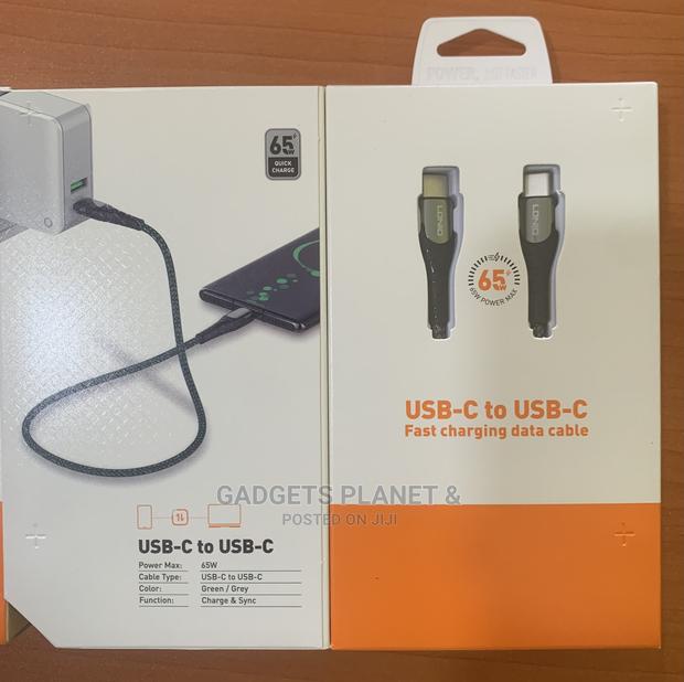 LDNIO 65W Fast Charging Sync Data Cable 1M USB-C to C · Photo 4