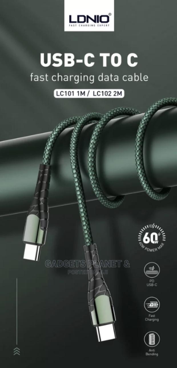 LDNIO 65W Fast Charging Sync Data Cable 1M USB-C to C · Photo 6